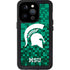 Michigan State University Spartans Digital Pixels iPhone 15 Pro Waterproof Case